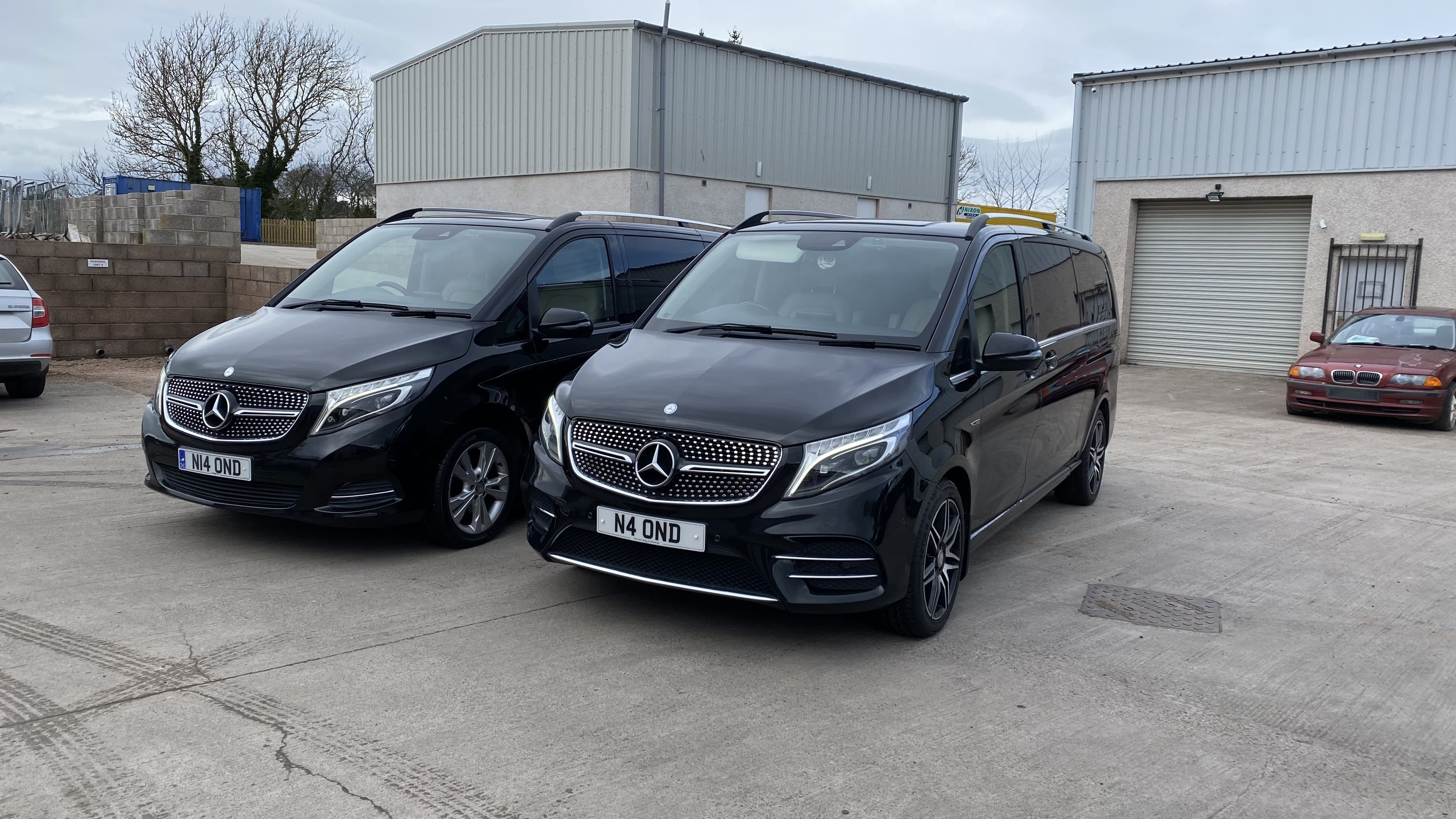 Executive Mercedes at Edinburgh Airport