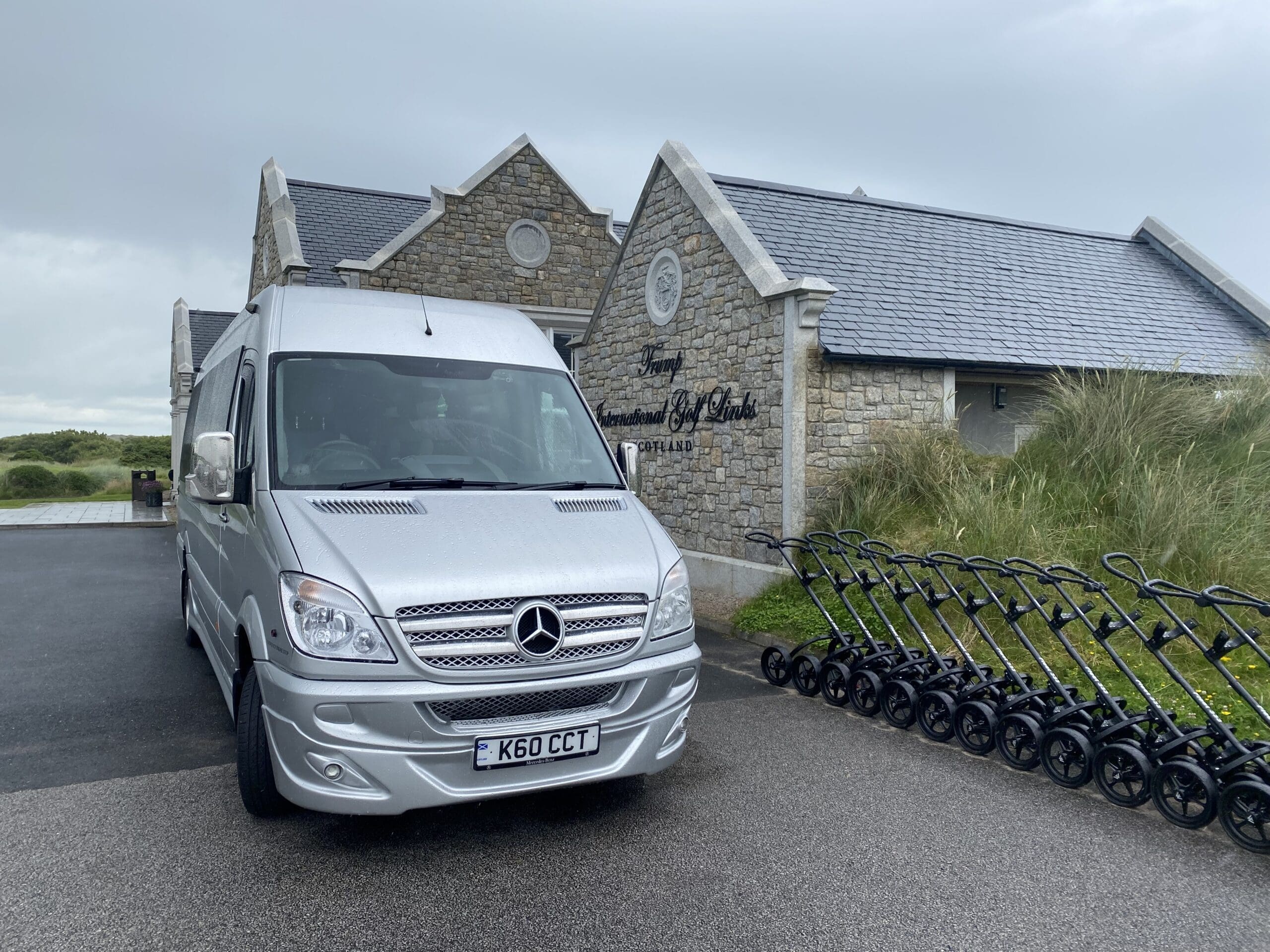Black Mercedes V-Class exterior detail