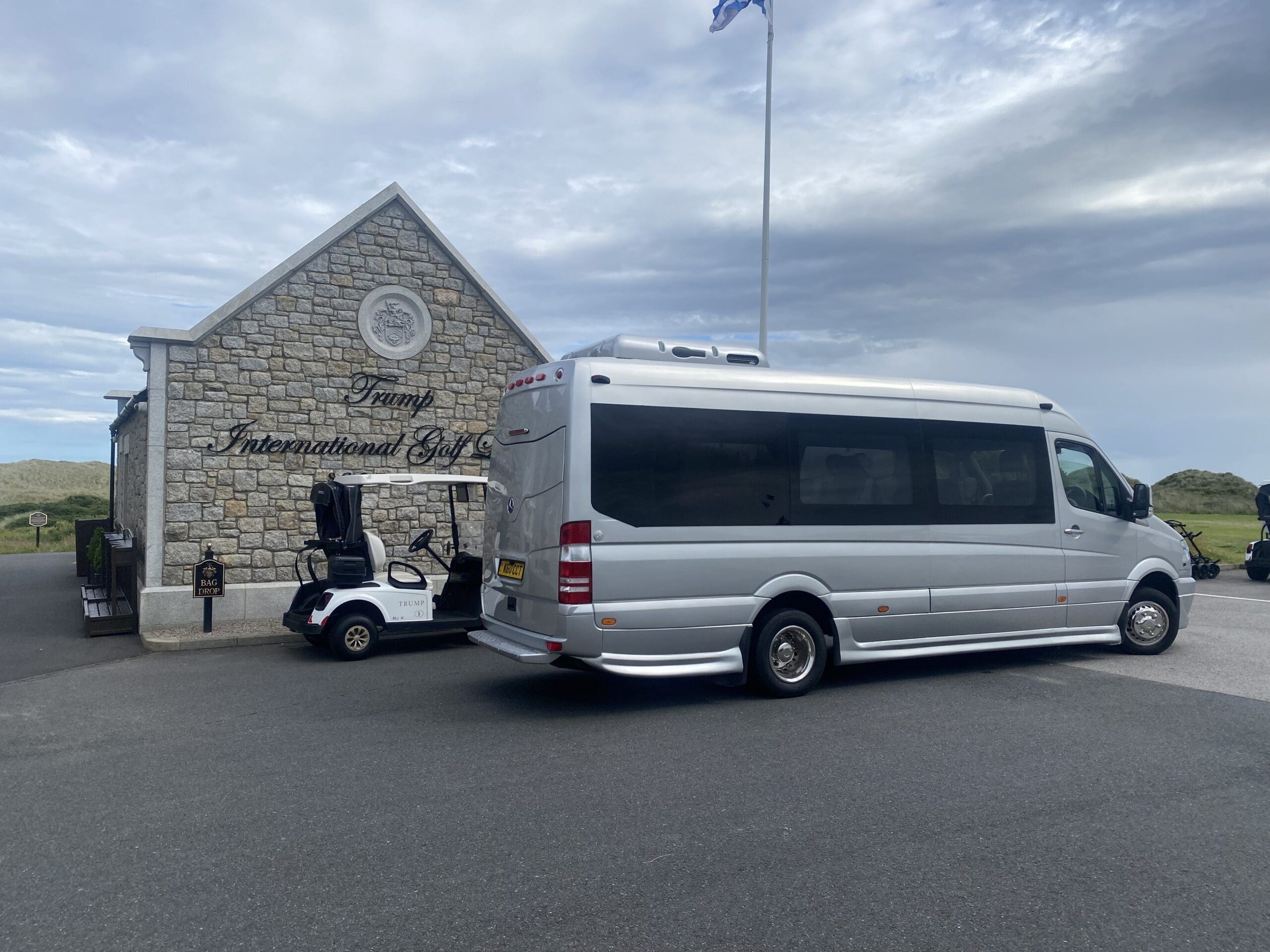 Mercedes Sprinter at a Scottish golf club